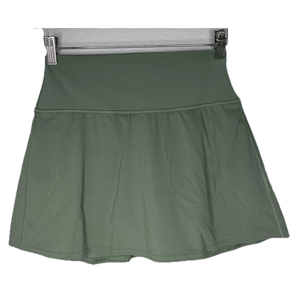 Lululemon Align High-Rise Skirt Size 8 LW8ALWS GREU Lined Green Eucalyptus